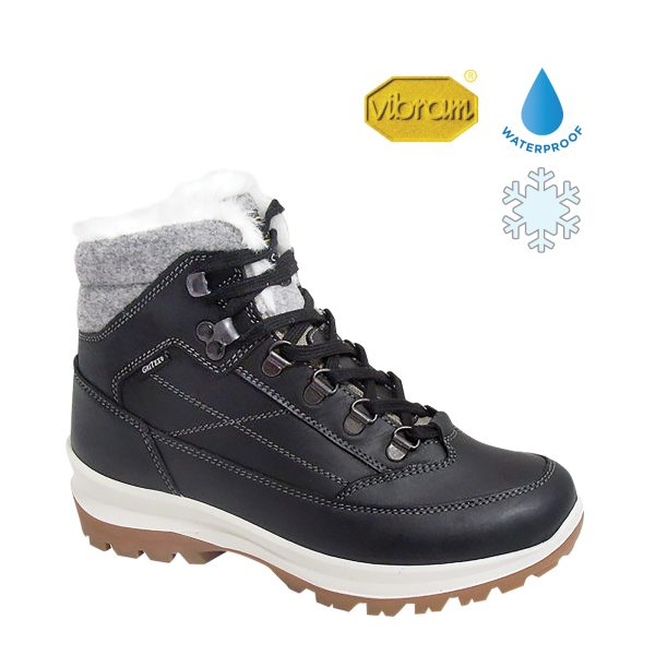 Redland Footwear - Banff Black Boot - Product Number: 14131D4G