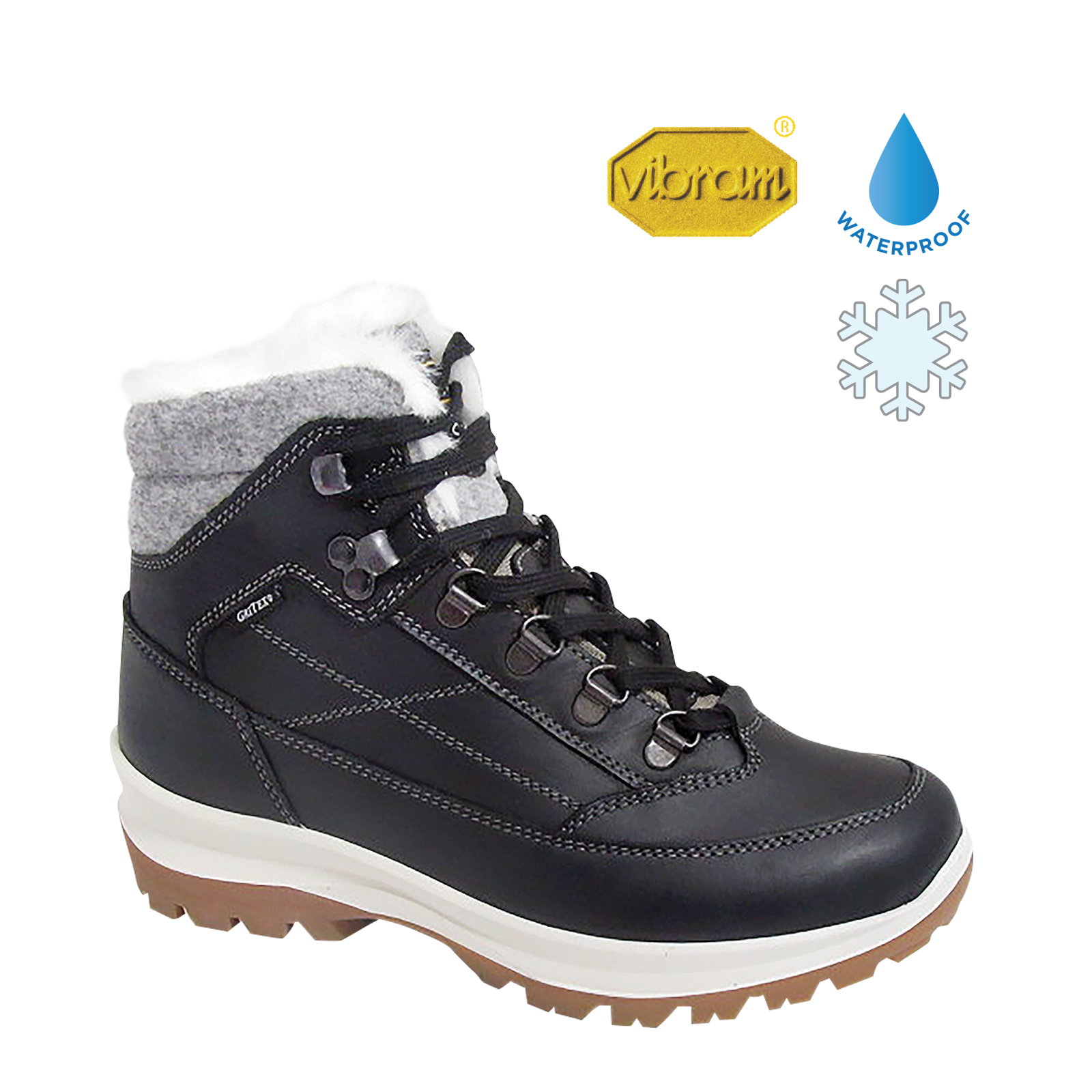 Redland Footwear - Banff Black Boot - Product Number: 14131D4G