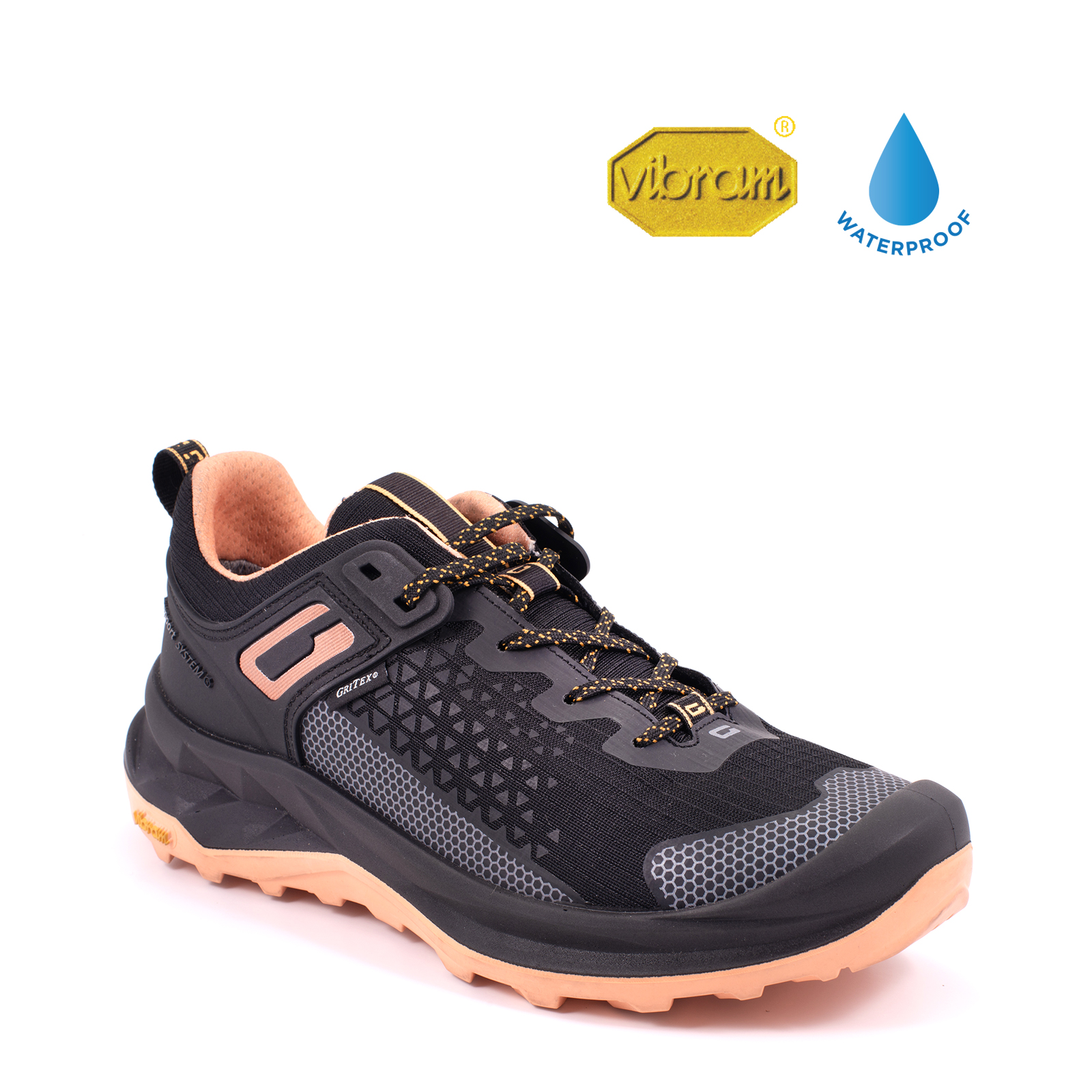 Redland Footwear - Adventure Black/Coral Shoe - Product Number: 15409S43G